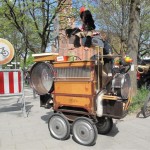 Шарманщик на Dult Festival - Мюнхен