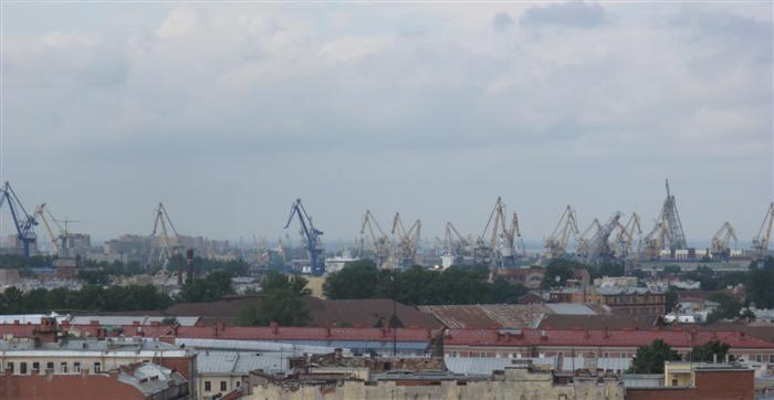 Вид на город с Казанского собора Вид на город с Казанского собора