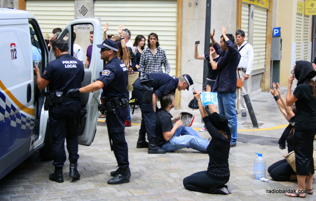 Demonstration in Mallorca