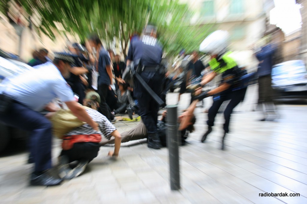 Demonstration in Mallorca