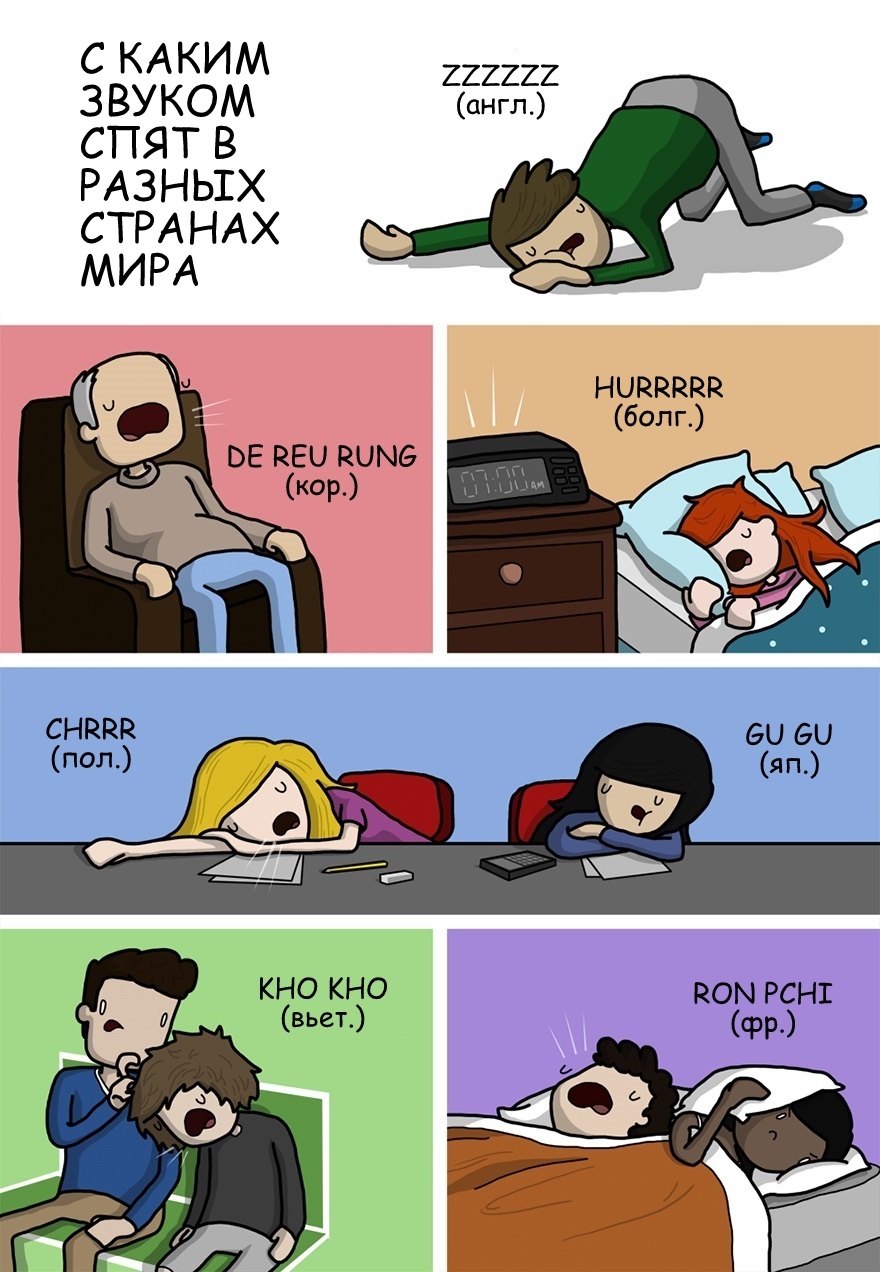 звуки на разных языках