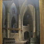 Max Emanuel Ainmiller ""The Choir of westminster abbey" 1849