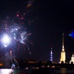 Нева, Питер, ночь, салют